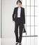 【セットアップ着用】ファインネスウール テーパード パンツ