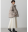 【Oggi掲載】シレータフタ ハイネック ショート ダウンコート