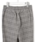 【Oggi掲載/洗える】ウォームストレッチ チェック テーパード パンツ
