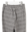 【Oggi掲載/洗える】ウォームストレッチ チェック テーパード パンツ