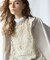 エンブロイダリーレース ニットベスト