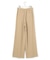 ドレープツイル アシンメトリー ワイド パンツ