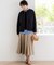 【FUDGE掲載】マットライトタフタ フレアスカート