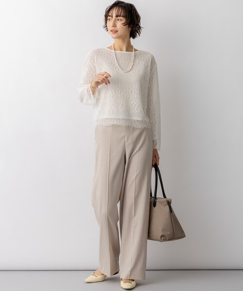 アイアスマットストレッチ ワイド パンツ｜ニジュウサンクの通販