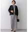 スラブツイルストレッチ Iライン スカート