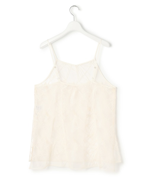 刺繍レース キャミソール｜ニジュウサンクの通販｜&mall（アンドモール