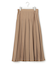 グロッシープリーツ ロングスカート