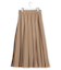 グロッシープリーツ ロングスカート
