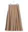 グロッシープリーツ ロングスカート