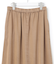 【SLOW/一部店舗限定】ガーメントツイル セミフレア スカート