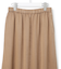 【SLOW/一部店舗限定】ガーメントツイル セミフレア スカート