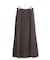 【SLOW/一部店舗限定】ガーメントツイル セミフレア スカート