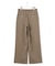 リネンレーヨンストレッチ ワイドパンツ