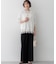 【WEB&一部店舗限定】ストレッチジョーゼット ワイドパンツ