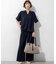 【WEB&一部店舗限定】ストレッチジョーゼット ワイドパンツ