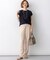 シャイニーシアー ノースリーブ ニット