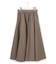 ナイロンコットンタフタ フレアスカート