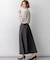 ナイロンコットンタフタ フレアスカート