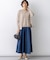 ナイロンコットンタフタ フレアスカート
