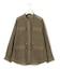 【見上愛さん着用】リネンミックスシアースラブ ミリタリー シャツジャケット