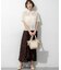 【見上愛さん着用/WEB&一部店舗限定カラーあり】シアー ポロニット
