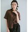 【見上愛さん着用/WEB&一部店舗限定カラーあり】シアー ポロニット