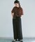【見上愛さん着用/WEB&一部店舗限定カラーあり】シアー ポロニット