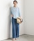 【SLOW/一部店舗限定】LIGHT DENIM  ワイド パンツ