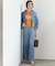 【SLOW/一部店舗限定】LIGHT DENIM クロップド シャツ