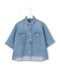 【SLOW/一部店舗限定】LIGHT DENIM クロップド シャツ