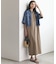 【SLOW/一部店舗限定】LIGHT DENIM クロップド シャツ