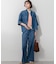 【SLOW/一部店舗限定】LIGHT DENIM クロップド シャツ