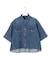 【SLOW/一部店舗限定】LIGHT DENIM クロップド シャツ