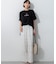 【一部予約】la maree オーバーサイズ ロゴ Tシャツ