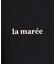 la maree オーバーサイズ ロゴ Tシャツ