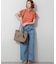 アキハコンビ ラッフルスリーブ カットソー