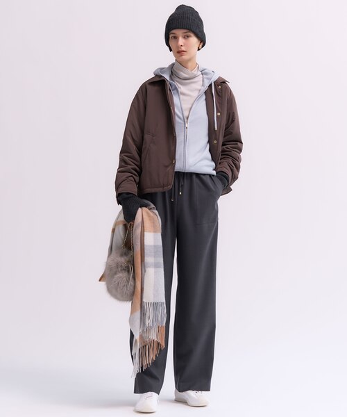 ピュアカシミヤ リブニット キャップ｜ニジュウサンクの通販｜&mall