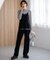ベロアキャミ ツインセット トップス