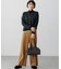 ピュアカシミヤ カラーコンビ カーディガン