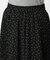 【洗える】ドットジョーゼットプリーツ スカート