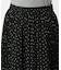 【洗える】ドットジョーゼットプリーツ スカート