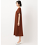 【洗える・シワになりにくい】リネンライクカラードレス