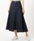 【洗える】ライトオンスデニム マキシスカート