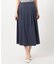 【洗える】シルキーリネオ フレアスカート