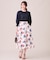 【NEWカラー追加！】ブーケフラワープリント ランダムタック スカート（KG22）