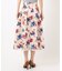 【NEWカラー追加！】ブーケフラワープリント ランダムタック スカート（KG22）