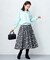 【NEWカラー追加！】ブーケフラワープリント ランダムタック スカート（KG22）