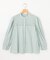 【人気につきNEWカラー追加！】コットンレースボリュームスリーブ ブラウス