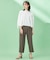【洗える】ライトツイルストレッチセミワイド パンツ