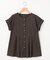 【WEB限定】コットンシルクローンタック ブラウス